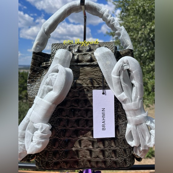 NWT Brahmin Kendall Hunter Mini-Backpack #1 - Picture 3 of 13